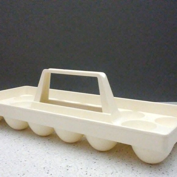 14 Egg Carrier with Handle Portable Tray Crafts Art - Picture 5 of 8